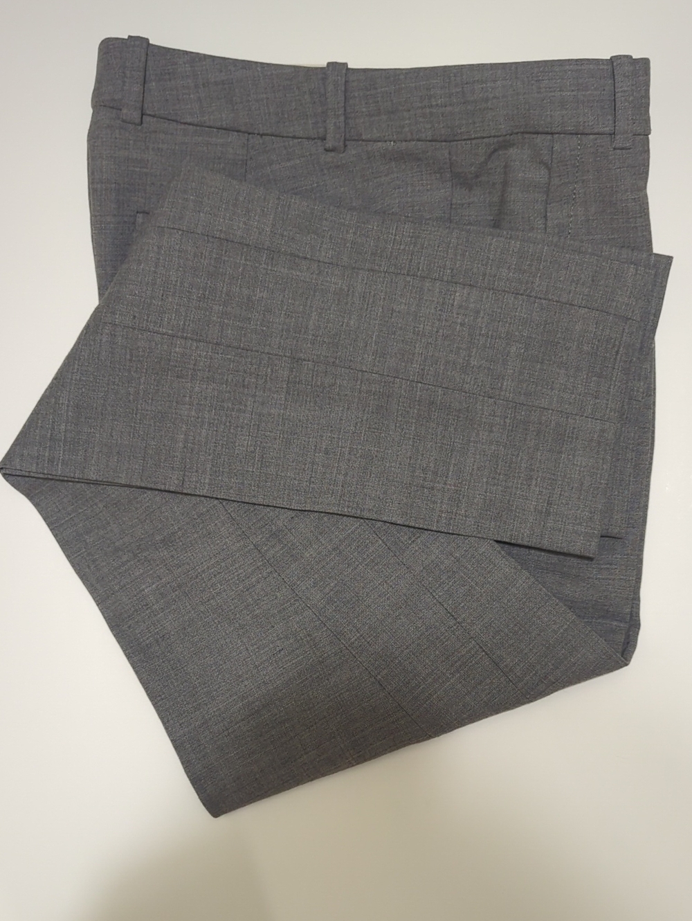 Jcrew Grey Wool Maddie Straight Leg Slim Pants Tailored Suiting 6 us Medium - Picture 7 of 10